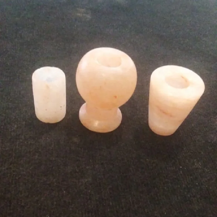 3 Inches Pink Rock Salt Drinking Glass Whisky Tequila Shot Glasses Himalayan Salt Tequila Shot Glasses