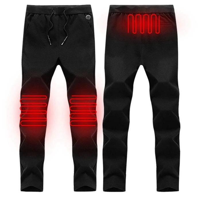Savior mens outdoor wear breathable rechargeable battery heated pants