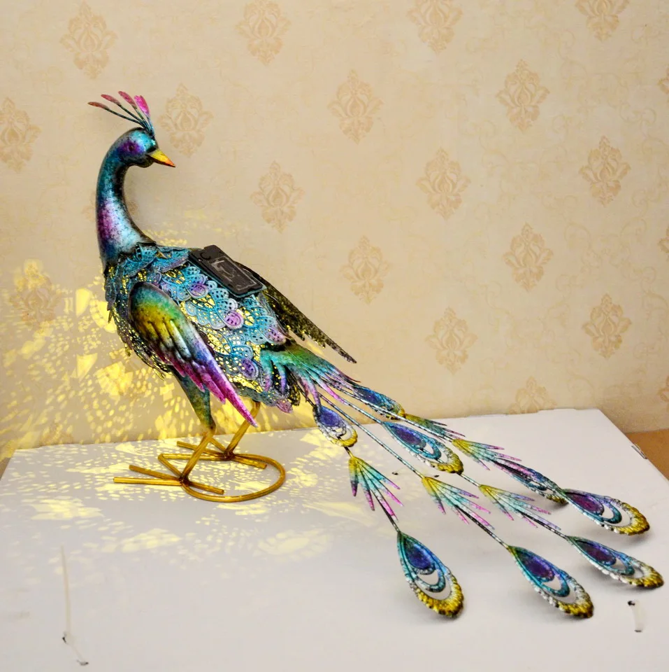metal swan Animal Shaped Garden Solar Light