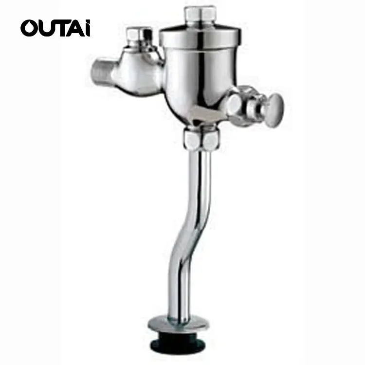 Manual push-button toilet brass durable urinal tap