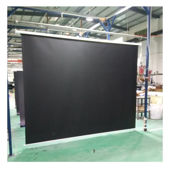 TELON New Products 4K High Quality 120 inch Electric Motorized  Projection Screen with Remote and Receiver