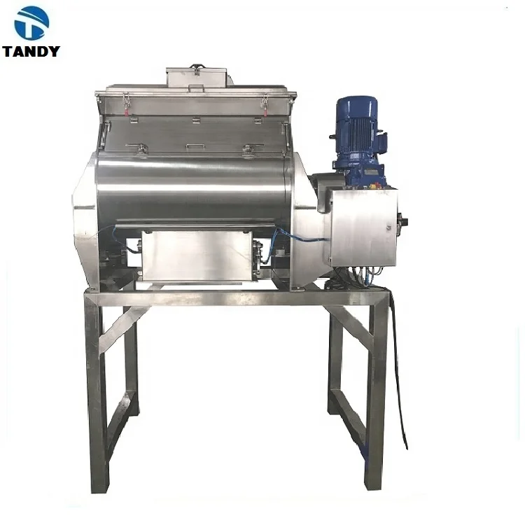 High quality goat milk powder processing double paddle mixing machine/multi blade homogenizing blender machine