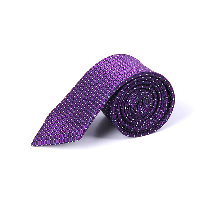 Purple neck tie good quality silk tie for men