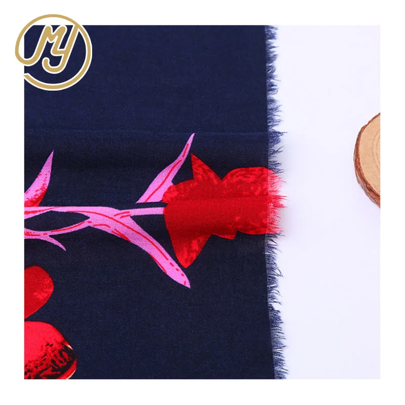 New summer customized woven poplin 100 viscose printed stock lot rayon fabric for dress