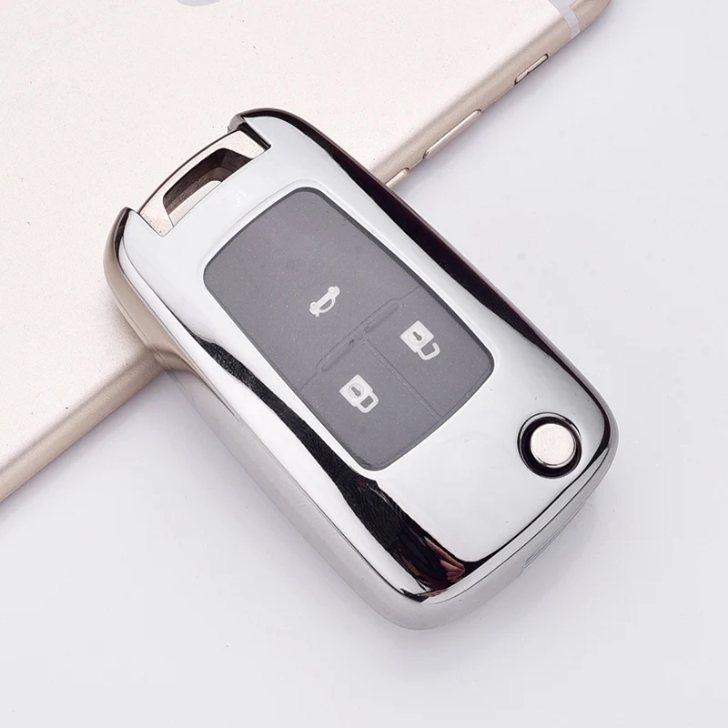 Чехол для автомобильного ключа для Chevrolet Smart Remote Key TPU Volkswagen чехол для автомобильного ключа защитный чехол для автомобильного ключа