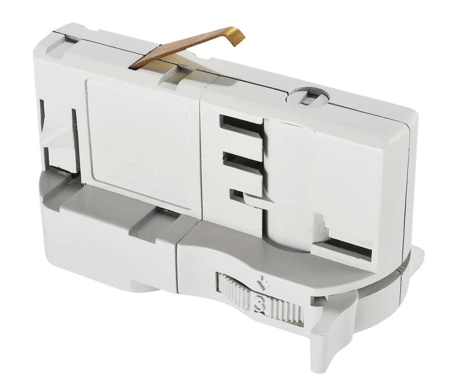 HH50A  White Grey Black CE TUV 4 Wire 3 phase Global Led track Adapter ,Track Adaptor for Track Light