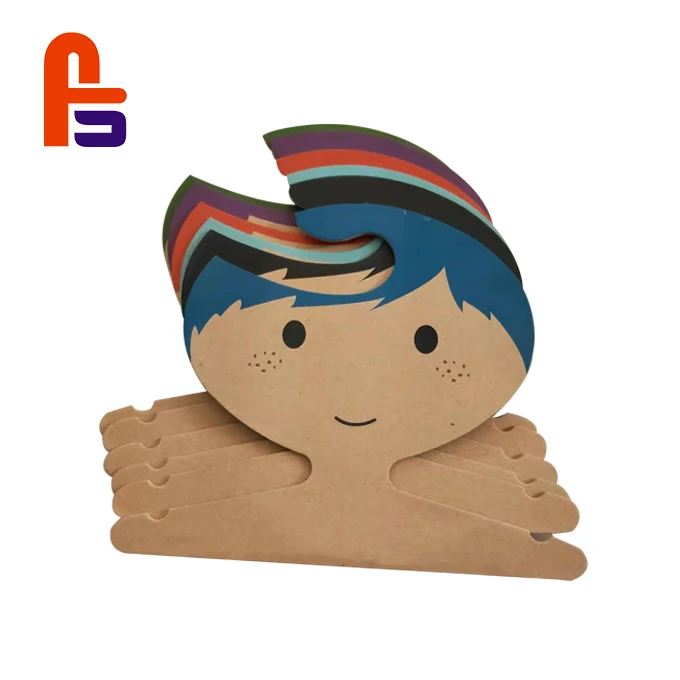 Eco friendly hard cardboard paper hanger for clothes in hot sell from factory