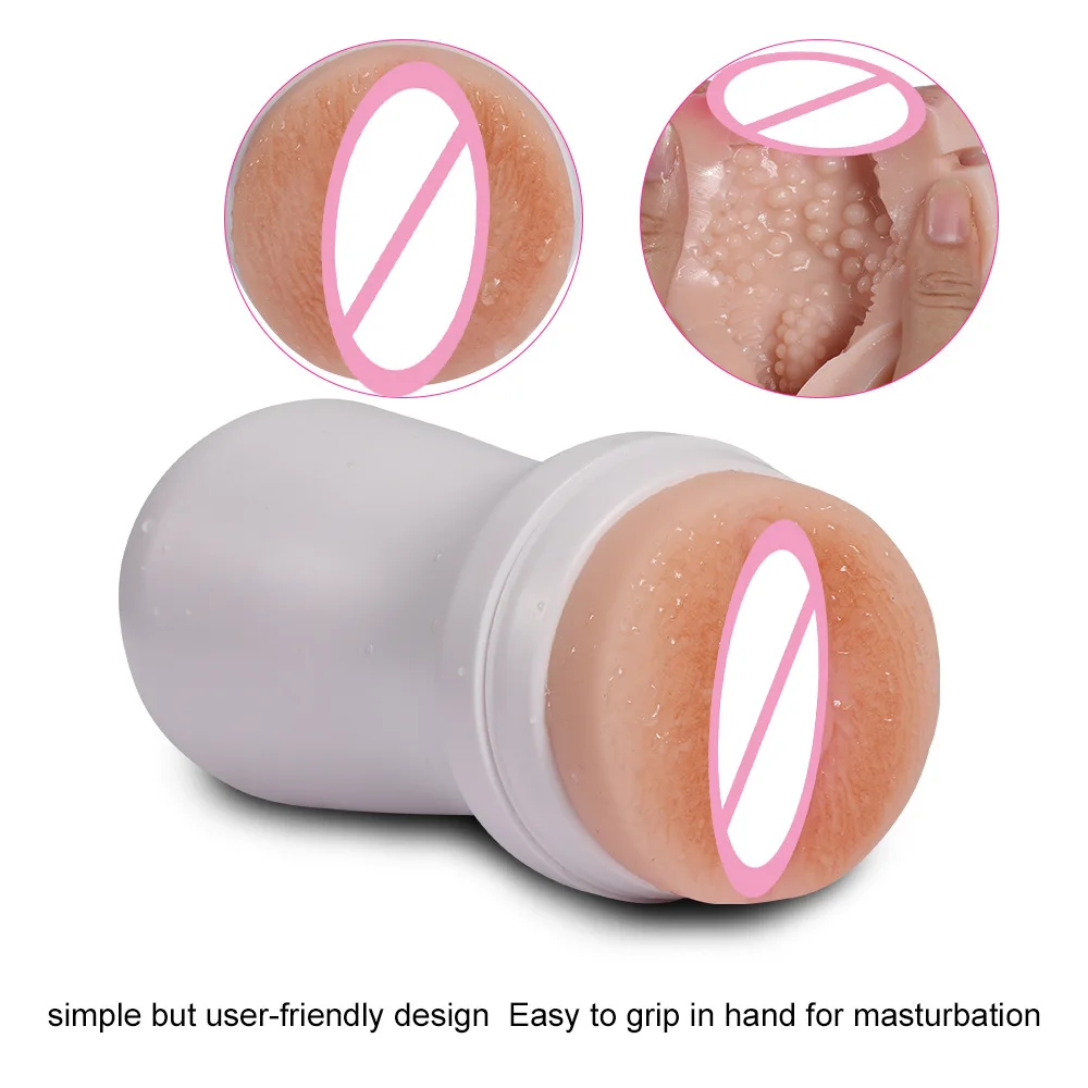 Adult Male Sex Products Of Artificial Vagina Fake Pussy Sex Toys For Male Masturbating Cup Rubber Pussy For Men