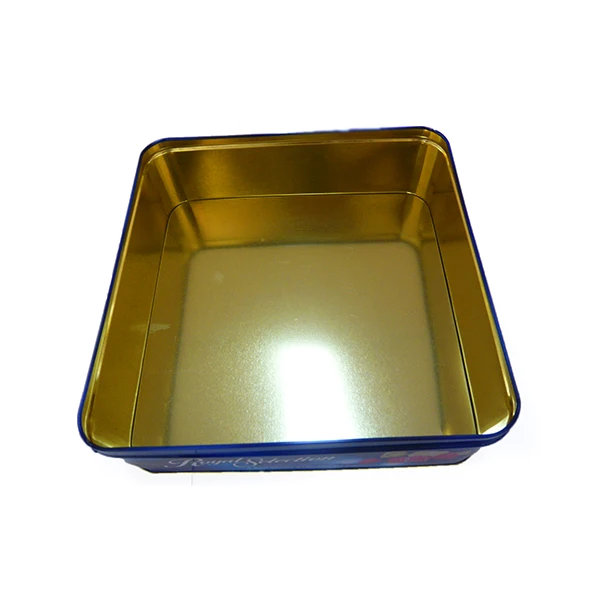 High Quality Chinese Factory Metal Tin Candy Box Tin Box For Promotion Square Tin Box With Packing