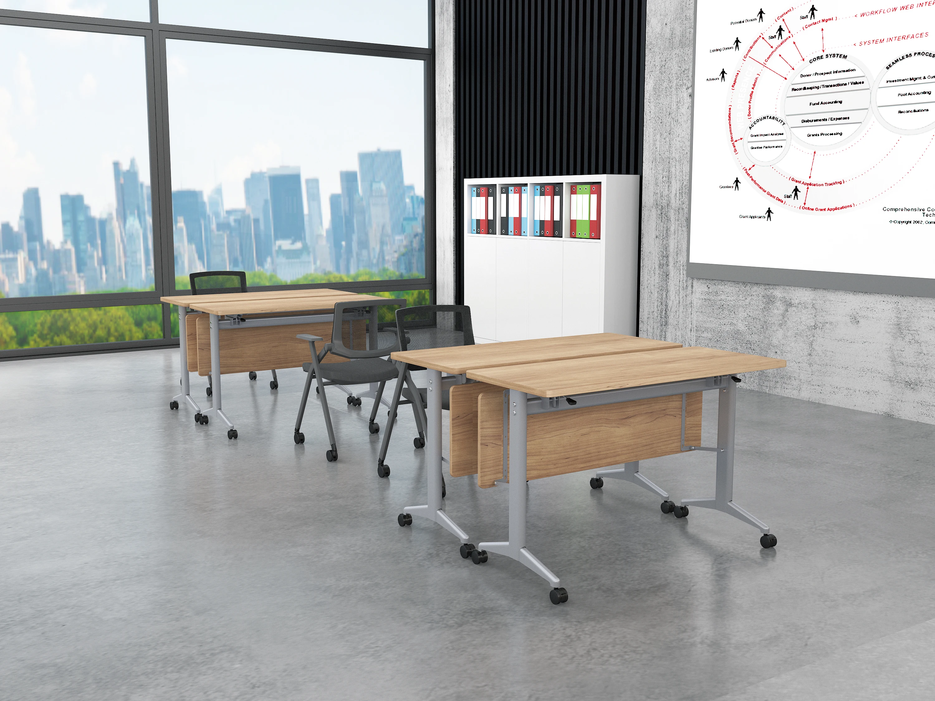 
Hot sale modern folding training table foldable training table with competitive price 