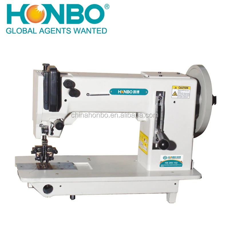 HB-266-102 double needle industrial shoe and roller zigzag machine