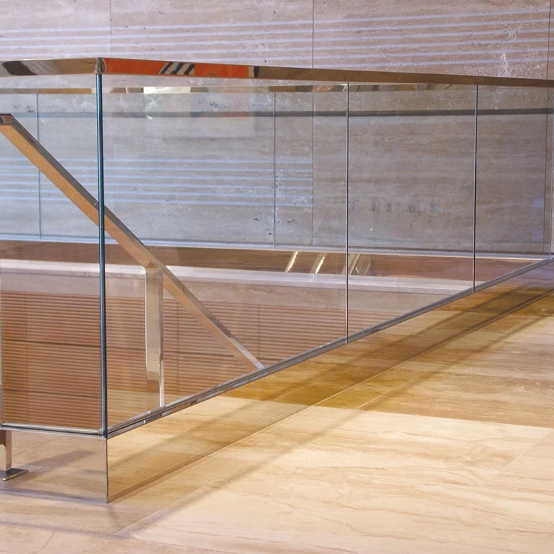 Glass Balustrade Railing Support Aluminum extrusion U Channel Base Shoes Balcony Glass Railing