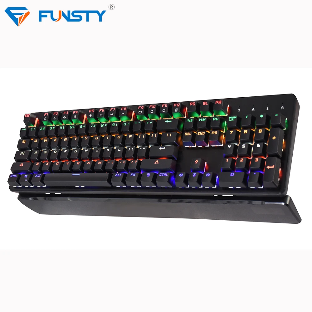 RGB Backlit nordic spanish korean keyboard mechanical gaming keyboard