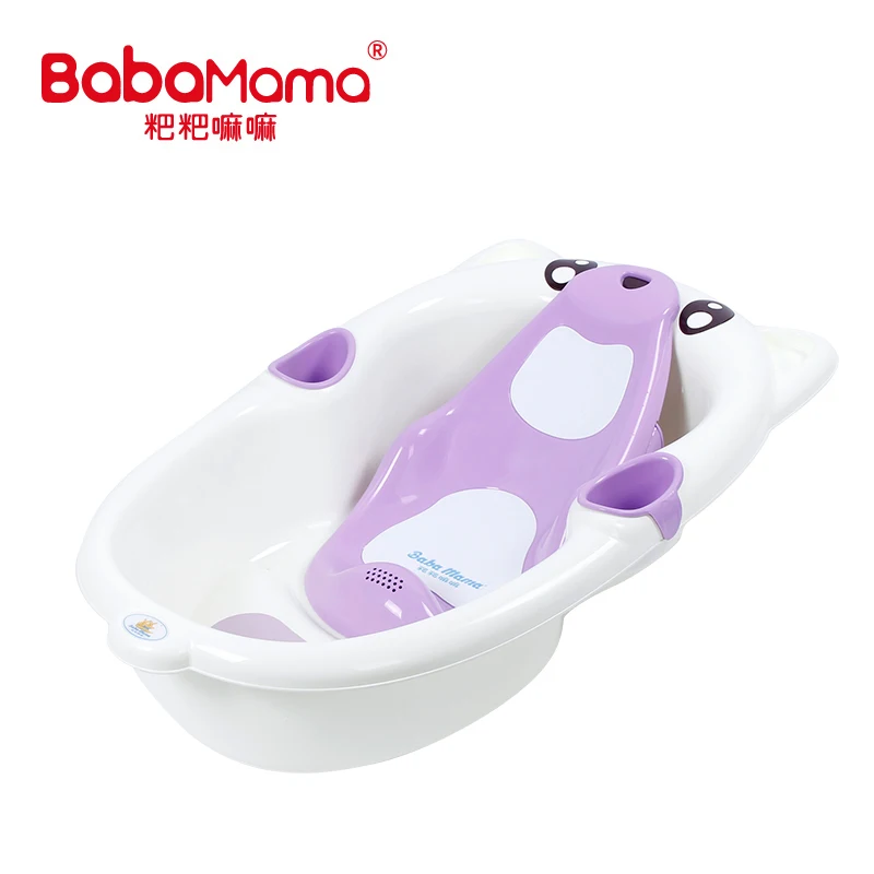 Chinese manufacturer plastic Wholesale bathroom baby supplies plastic kids baby bath tub with a bath board for babies