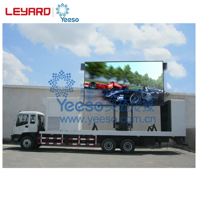 YEESO Scrolling Outdoor Mobile LED Display Advertising Vehicle YES-TB16