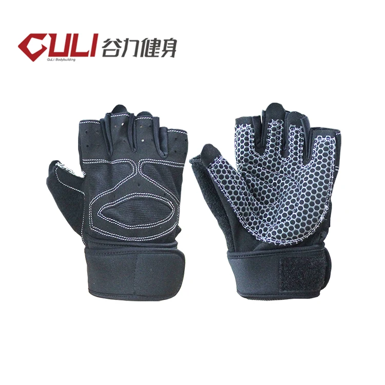 Вес Подъема Спортзал перчатки запястье Wrap перчатки для тренировок