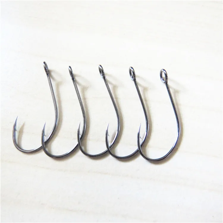 NL001  white high carbon steel 1 2 4 6 8 10   all sizes  mustad hooks fishing  fishing hooks for fishing