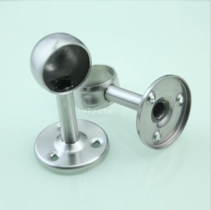 Furniture Pipes Fitting 19mm 22mm 25mm Flange Bracket Support Holder Wardrobe Rail Hanging Clothes Tube Support Flange