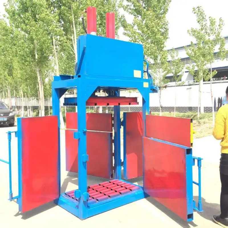 Automatic Hydraulic press packing / cotton wheat straw baler machine/fiber baling machine with best quality