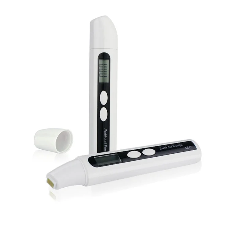Mini Smart Face Moisture Oil Testing Analyzer Pen Portable LCD Digital Skin Care Detector
