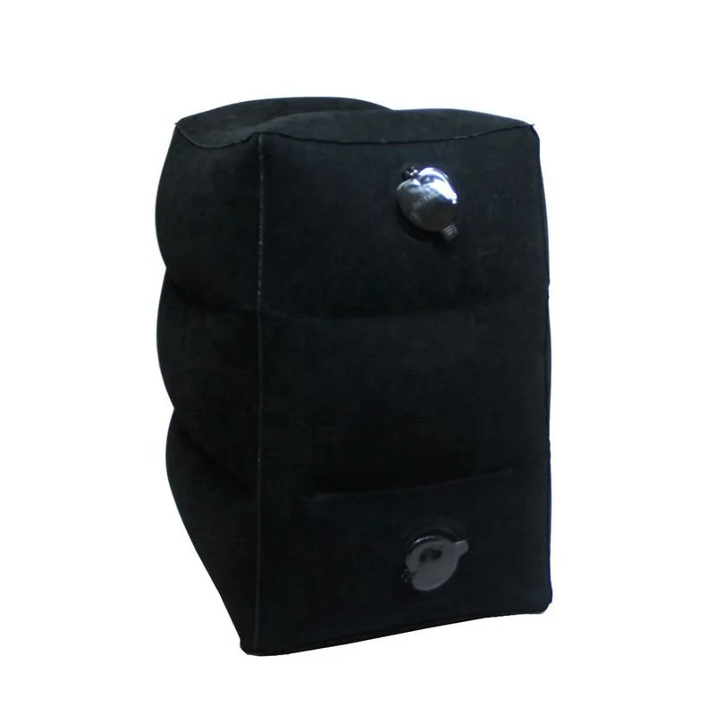 Airgoods New Airplane Travel Leg Rest Inflatable Foot Rest Pillow With Dust Cover