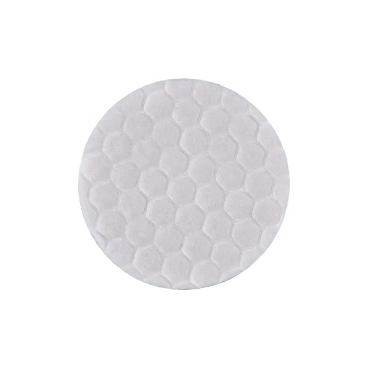 Women dry face cosmetic natural pure remover absorbent exfoliating facial makeup round beauty cotton pads