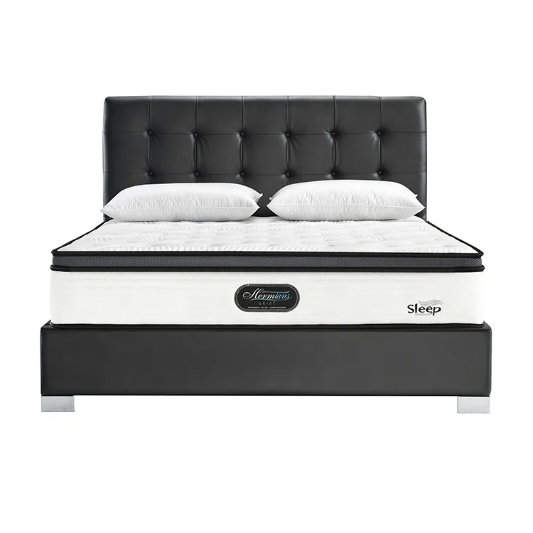 New Model Simple Bed Home Furniture Customized Wood Durable Modern Soft Bed Fabric /PU Leather 10 Sets 10 Years 1pc/ Carton