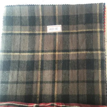 Горячая Распродажа, высокое качество, 21S пряжа, окрашенная 100 хлопок, клетчатая фланелевая ткань для мужских рубашек на складе
