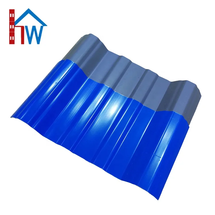 Soundproof Fireproof Corrugated PVC Plastic Roof Tile