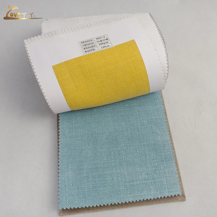 Высококачественная жаккардовая вискоза и льняная ткань для дивана
