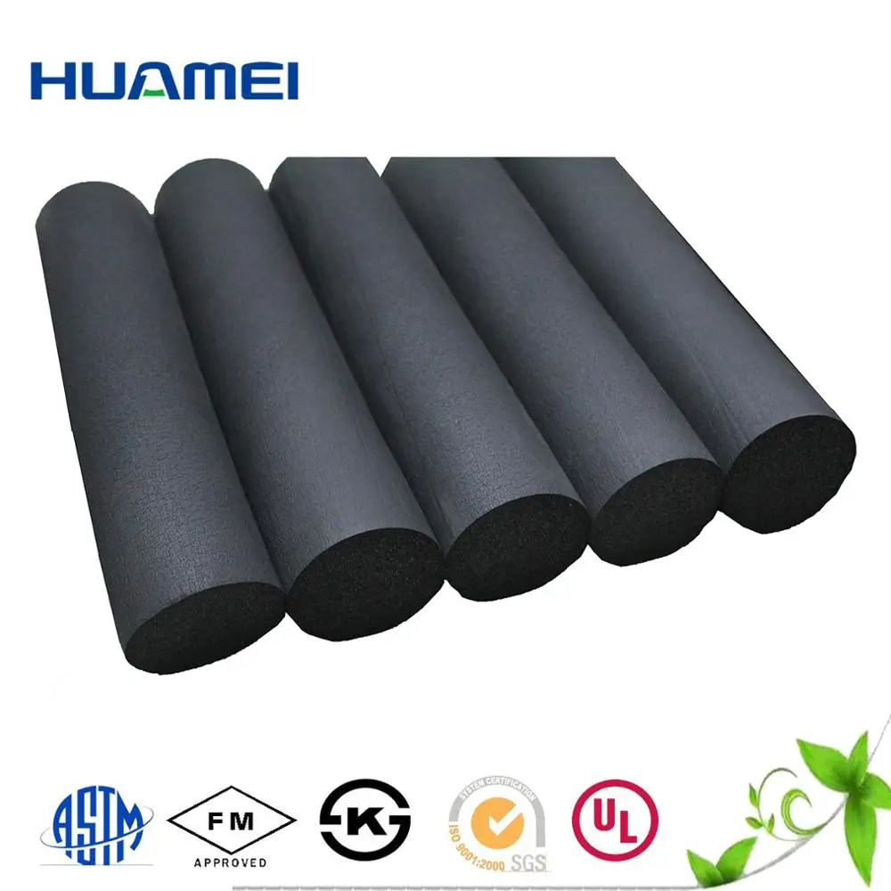 
Nbr Insulation Closed Cell Rubber Foam Pipe With Blue Color 