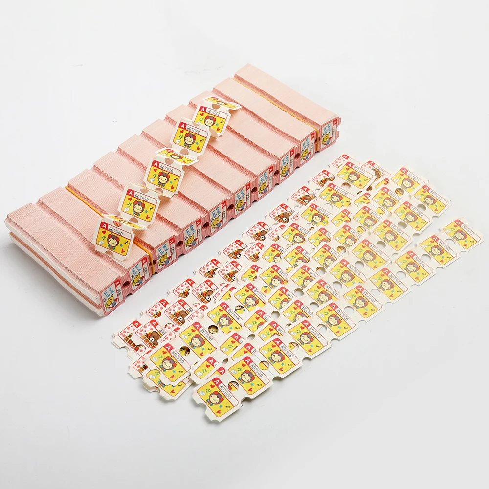 Arcade machine accessories Amusement Products Redemption Ticket Printing Arcade Ticket