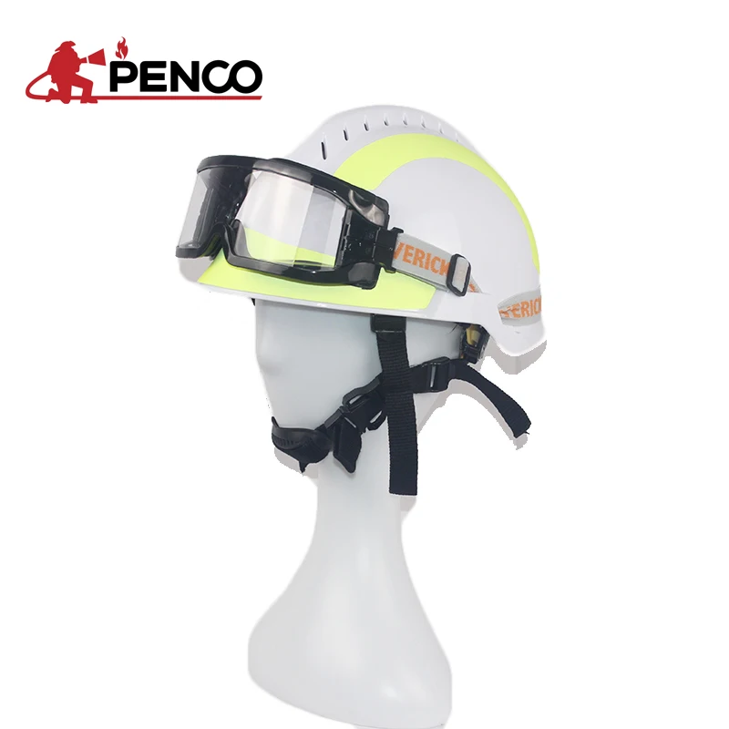 heat resistant msa f2 fire helmet with nomex fabric cappa