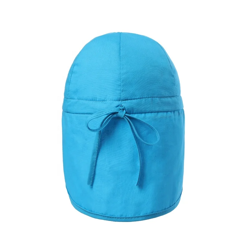 Kaavie blank kids hat wholesale baby summer cap toddler flap sun hat kids cap hat