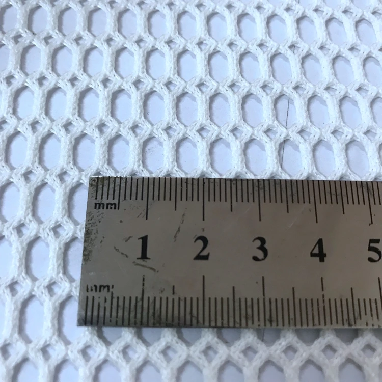
China safe quick dry 100 polyester 3d spacer mesh fabric for laundry bag 