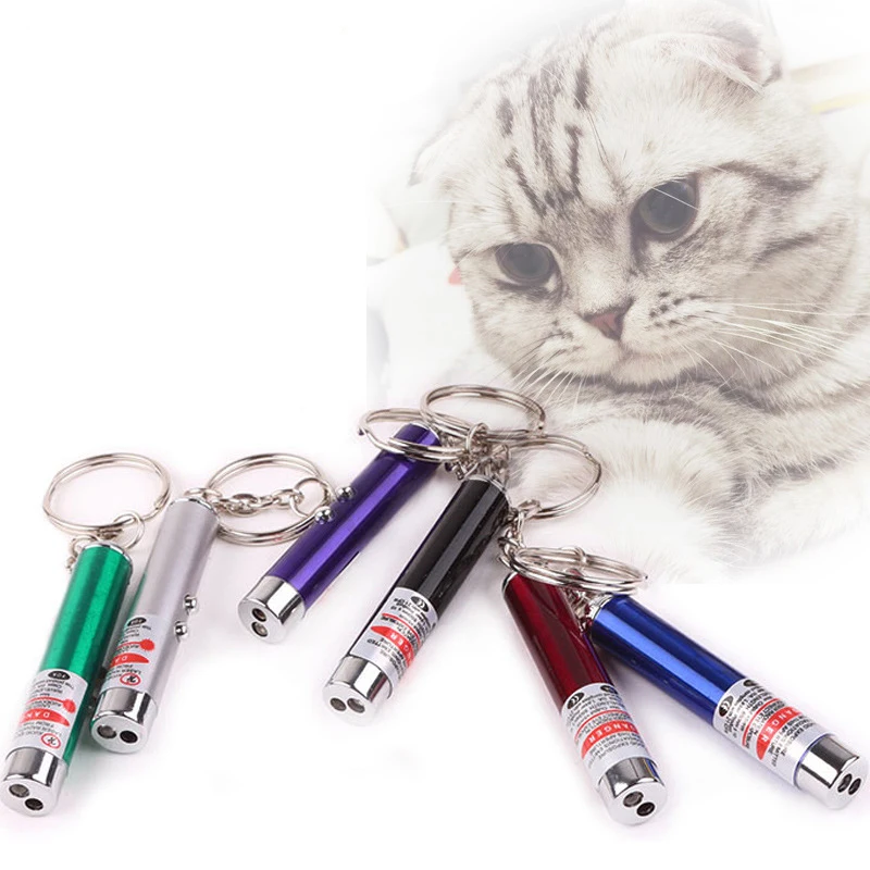 
Wholesale Battery Operated LED Light Pointer Cat Laser Toy 