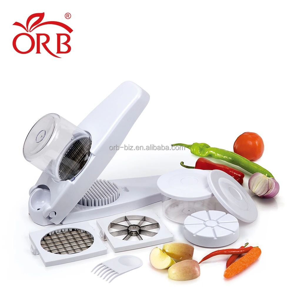 Легко чистить еда dicer Овощной резак apple с контейнером