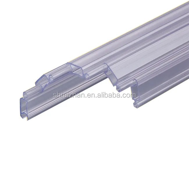 RuiZhan Factory Direct Supply Horizontal Cabinet PVC Kitchen Tambour Door Roller