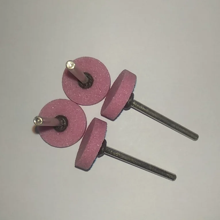 FMT 3mm A76 Ceramic grinding head handle abrasive mounted point/mounted stone for metal grinding