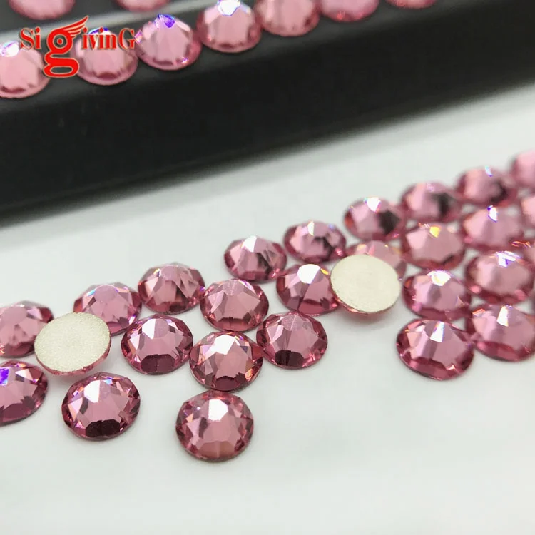 Shinny Glass Cristal flat back rhinestone SS12 clear crystal for bikini