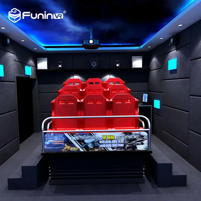 
FuninVR High quality 4d 6d 8d 10d cinema truck mobile 5d 7d 12d cinema equipment simulator for sale 