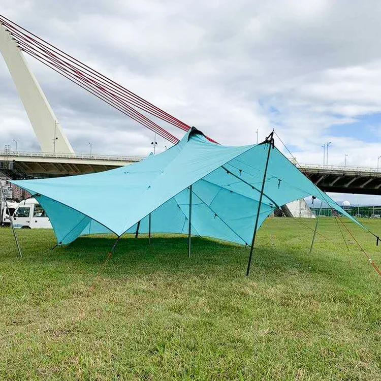 Extra Large 10-Person A Tower Tarp Outdoor Base Camp Tent Shelter Tents Sunshade Tent