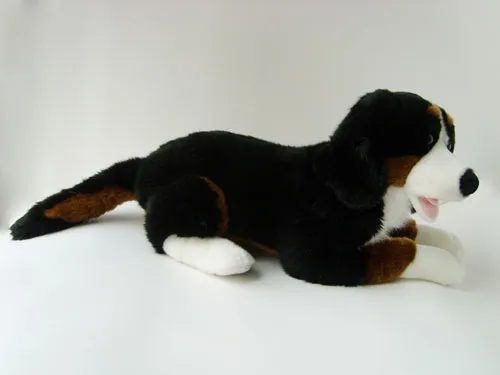 OEOO TEX 100 Premium Organic Fluffy Animal Stuffed Toy Plush Husky Dog Baby Toys