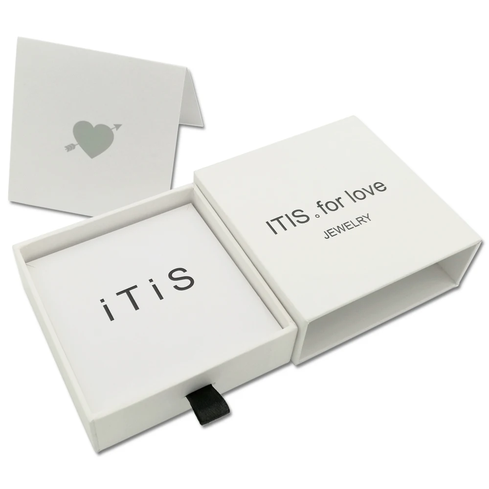 Custom logo printed packaging gift jewelery box