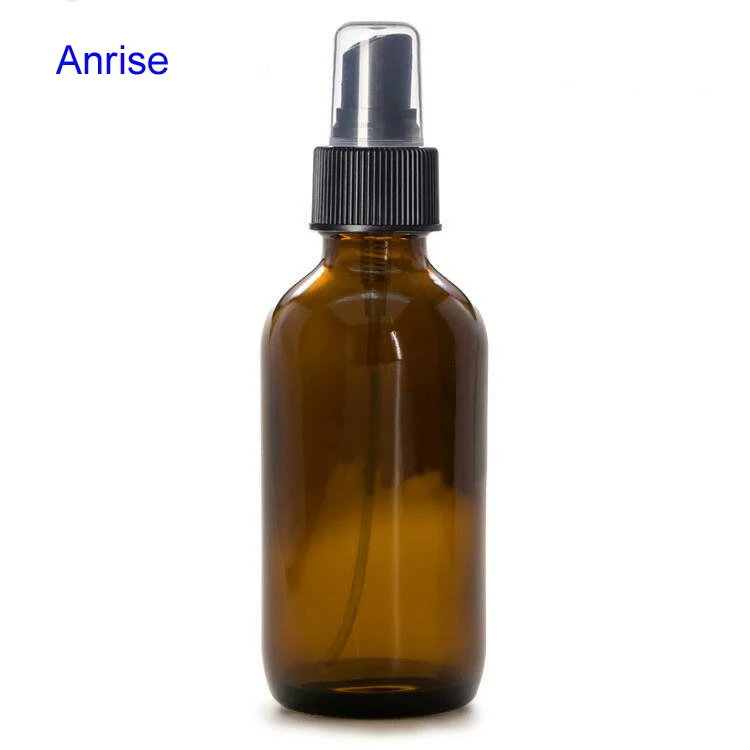 2 oz 4oz 60ml 120ml Amber Glass Boston Round Essential Oil Spray Bottles