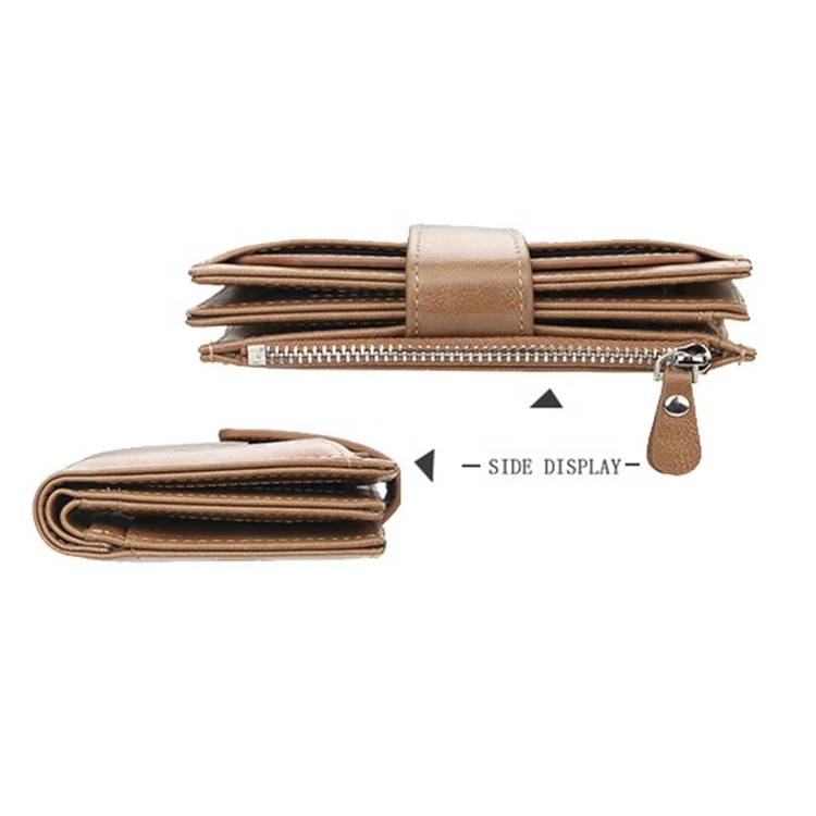 ISO men leather RFID business credit card holder factory