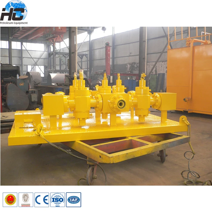 API oilfield wellhead chock manifold and kill manifold / 10000psi choke manifold