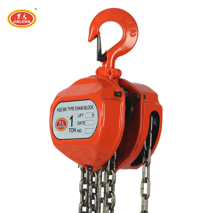 Оптовая цена HSZ-BK 1 тонна промышленное оборудование цепи шкив блок цепной подъемник