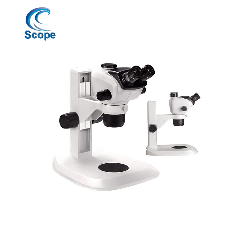 Широкое поле зрения SZ680 бинокулярный/тринокуляр стерео Zoom микроскоп с вверх и вниз светодио дный освещения