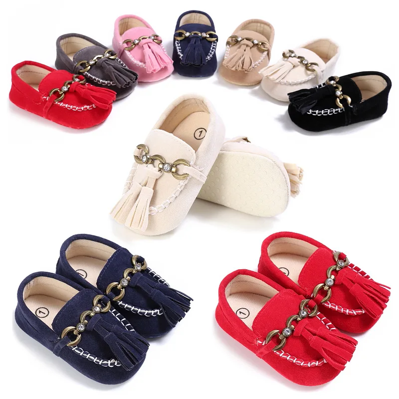 Hao Baby  Spring And Autumn 0-1 Years Old Boy And Girl Baby Casual Peas Shoes Soft Bottom Baby Toddler Shoes